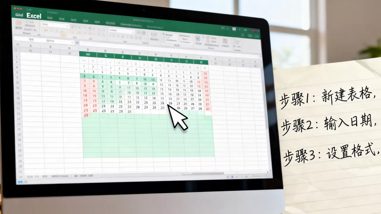 Excel如何生成日历?excel制作日历表格模板 Excel如何生成日历?excel制作日历表格模板
