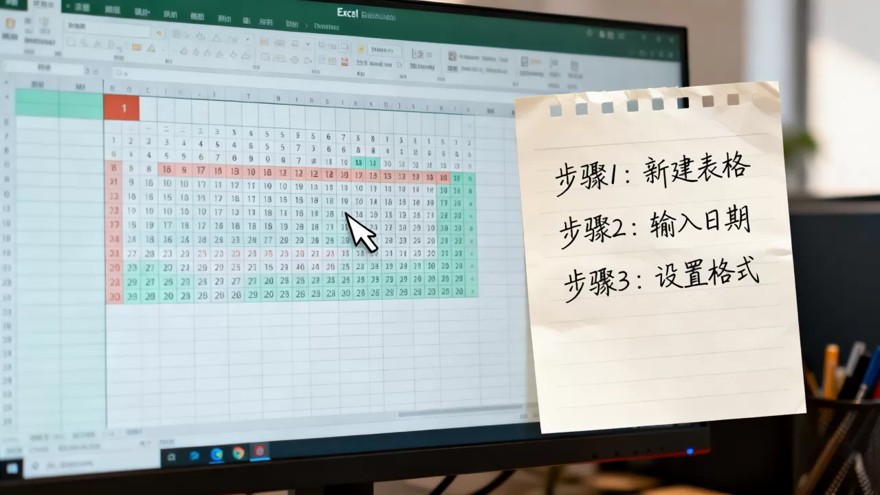 Excel如何生成日历?excel制作日历表格模板 Excel如何生成日历?excel制作日历表格模板