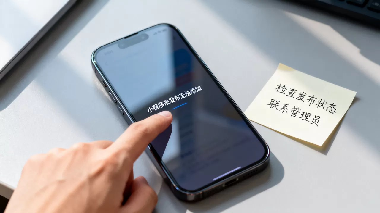 小程序提示未发布无法添加怎么办?小程序未发布无法添加好友 小程序提示未发布无法添加怎么办?小程序未发布无法添加好友