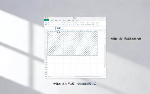Excel表格斜线怎么分？如何设置单元格斜线表头