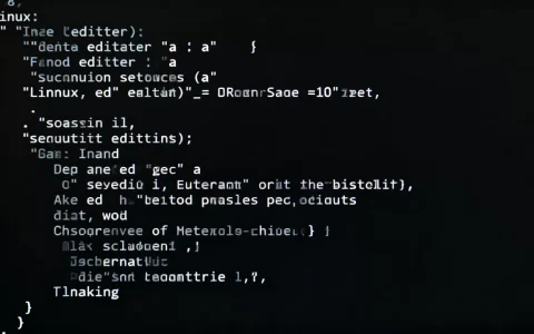 linux命令ed怎么用？ed编辑器常用命令及使用方法详解