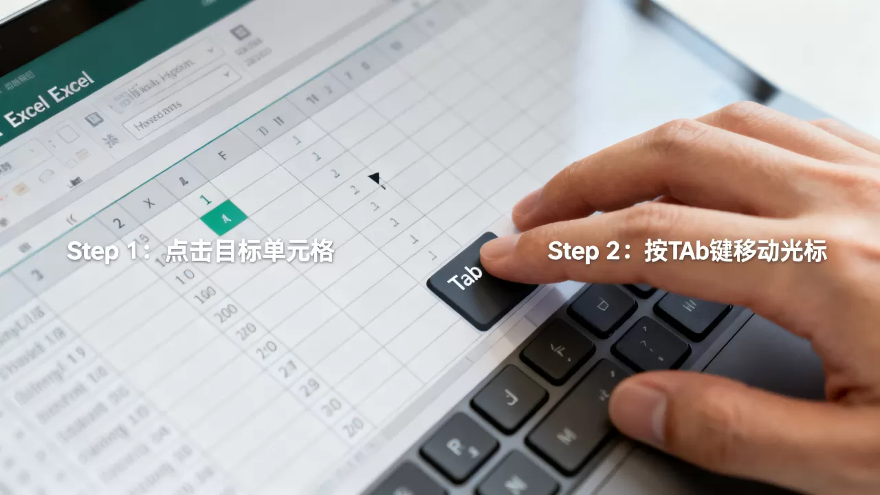 Excel中Tab键没反应？Excel快捷键Tab键用法