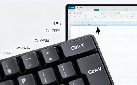 表格怎么移动行？Excel表格移动行快捷键