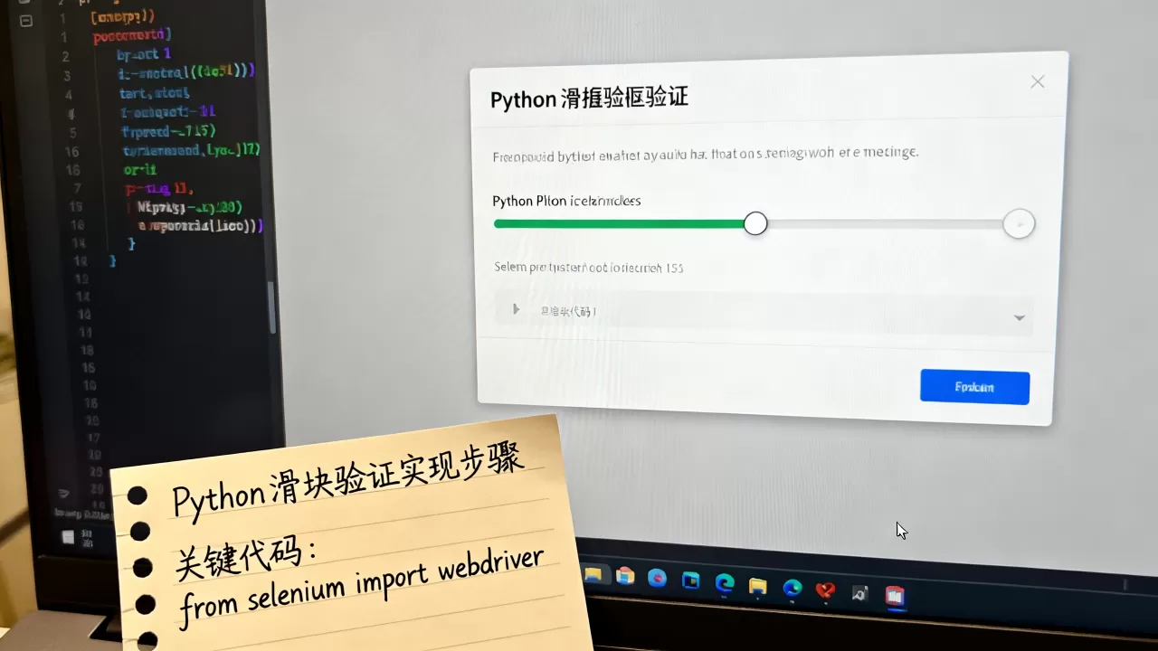 Python Slider是什么?python滑块验证怎么实现 Python Slider是什么?python滑块验证怎么实现