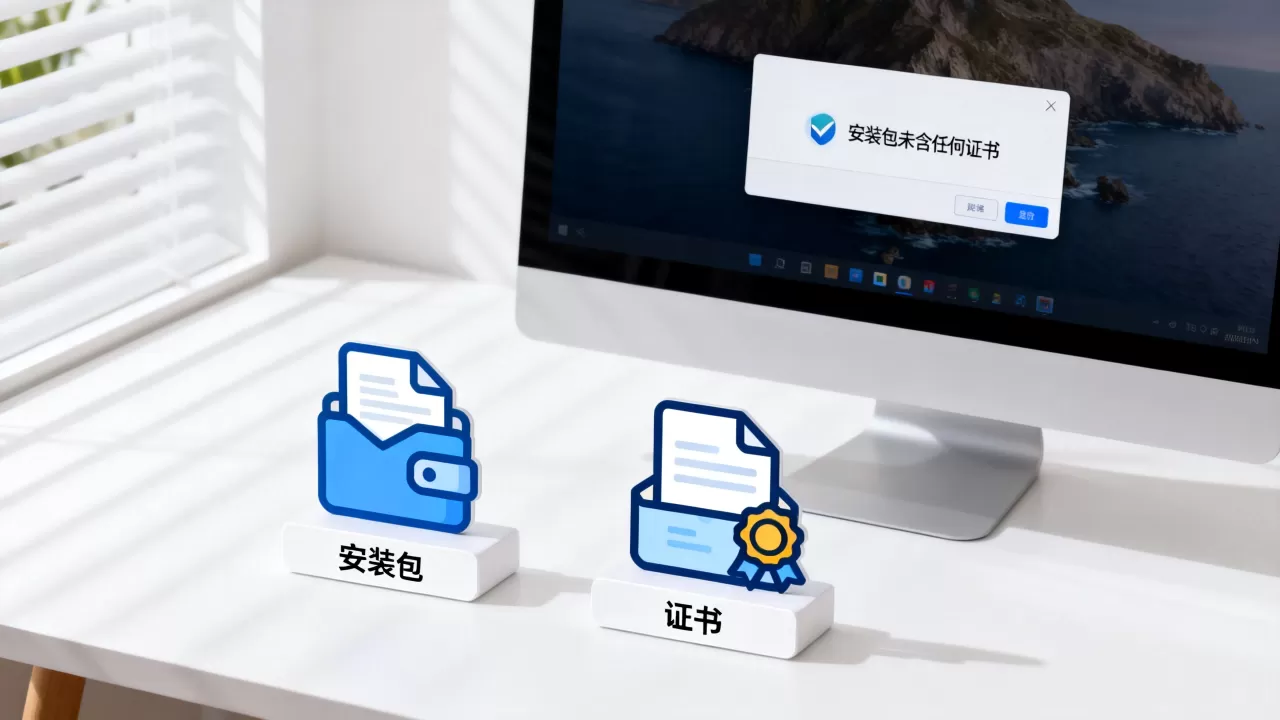 为什么提示该安装包未含任何证书?安装包缺少证书怎么解决 为什么提示该安装包未含任何证书?安装包缺少证书怎么解决