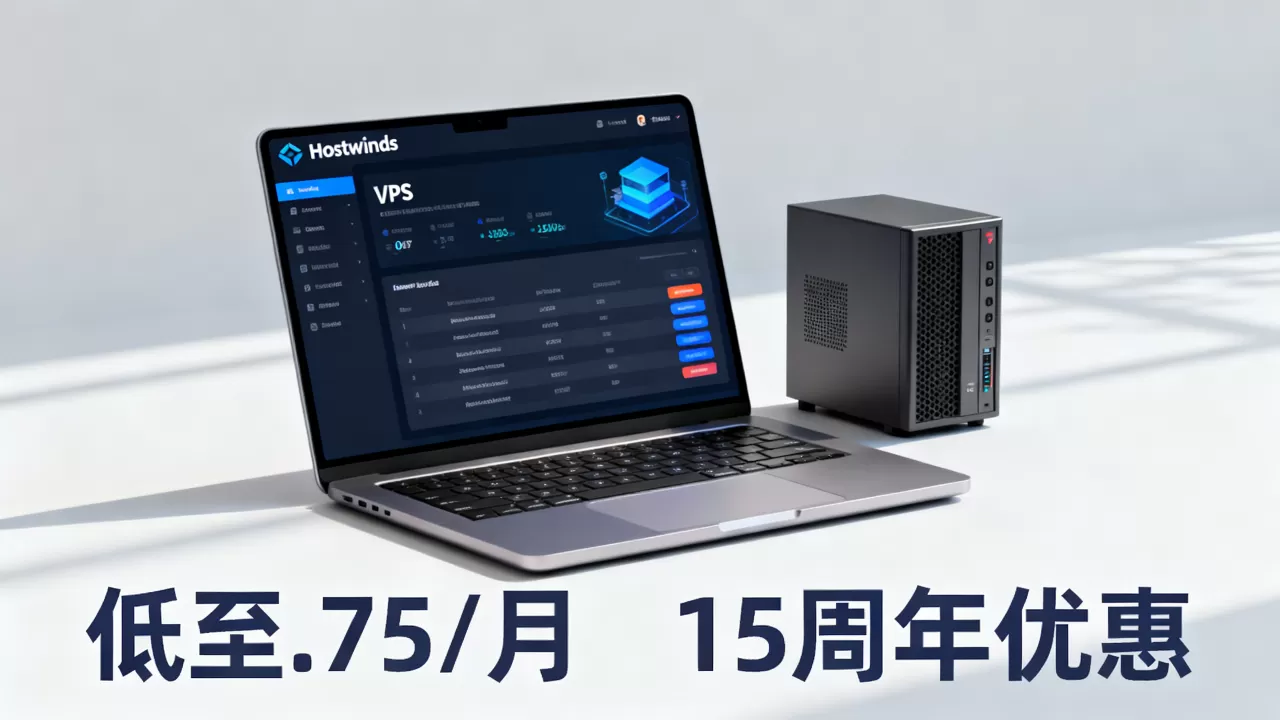 Hostwinds VPS低至.75/月是真的吗?Hostwinds 15周年优惠活动详情 Hostwinds VPS低至.75/月是真的吗?Hostwinds 15周年优惠活动详情