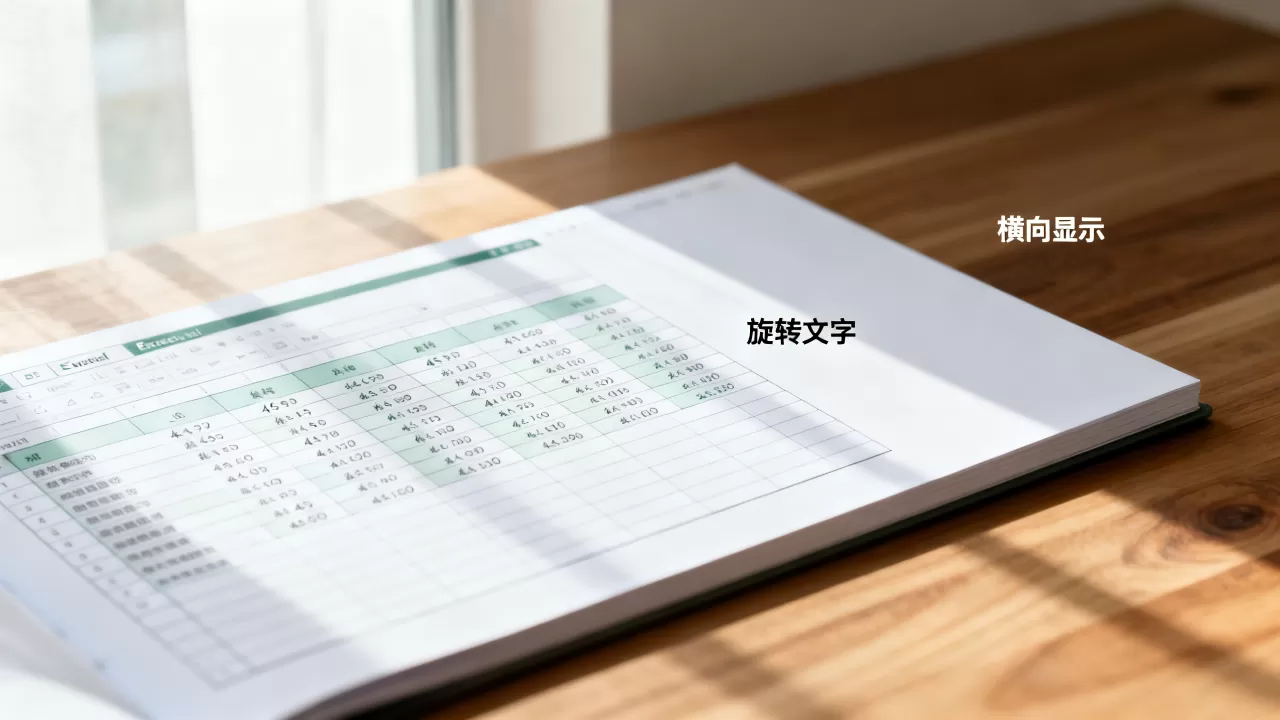 Excel表格怎么变成横向显示?如何旋转单元格文字 Excel表格怎么变成横向显示?如何旋转单元格文字