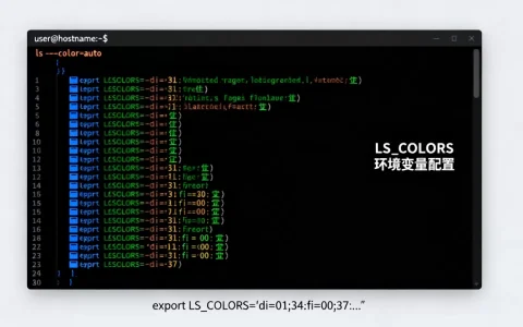 linux ls color怎么设置？linux命令颜色配置详解