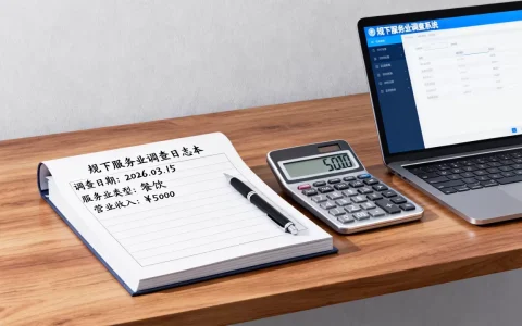 规下服务业调查日志怎么写？2026最新填报指南
