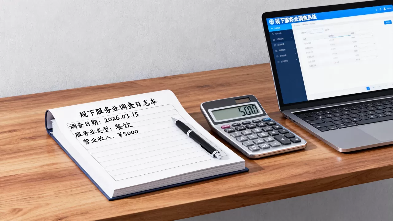 规下服务业调查日志怎么写？2026最新填报指南