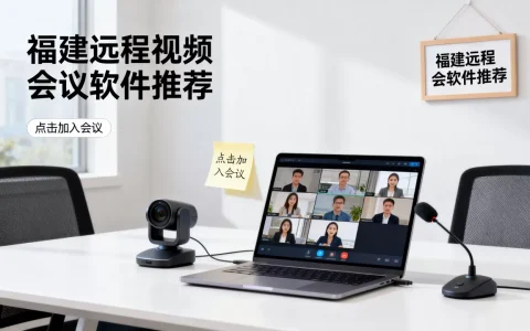 福建远程视频会议怎么用？福建远程视频会议软件推荐