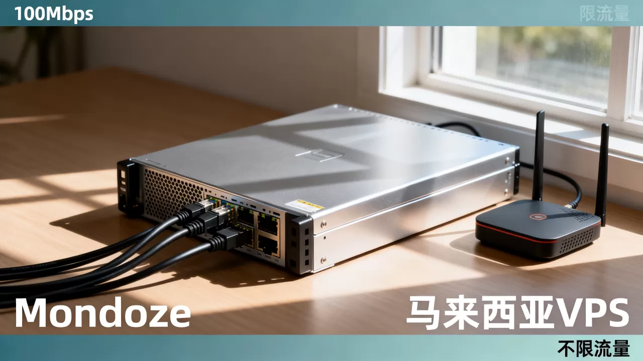 Mondoze马来西亚VPS好用吗？100Mbps不限流量VPS推荐