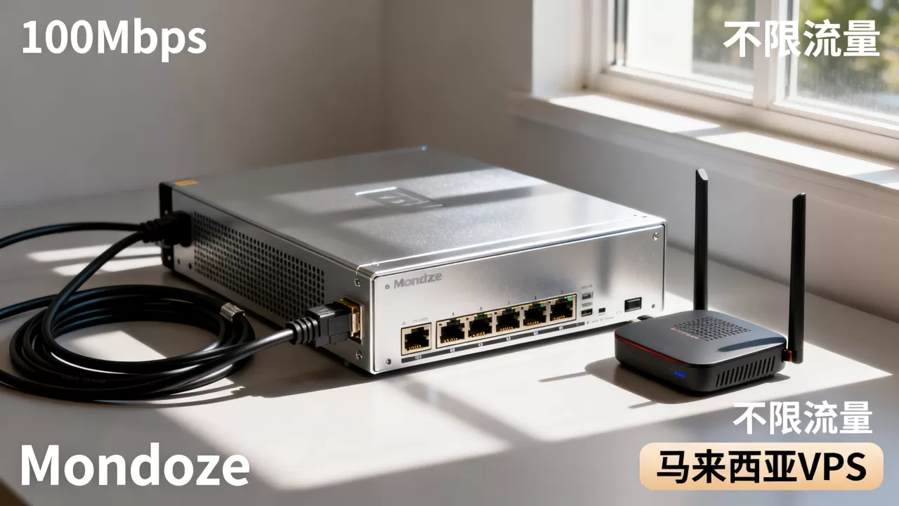 Mondoze马来西亚VPS好用吗？100Mbps不限流量VPS推荐