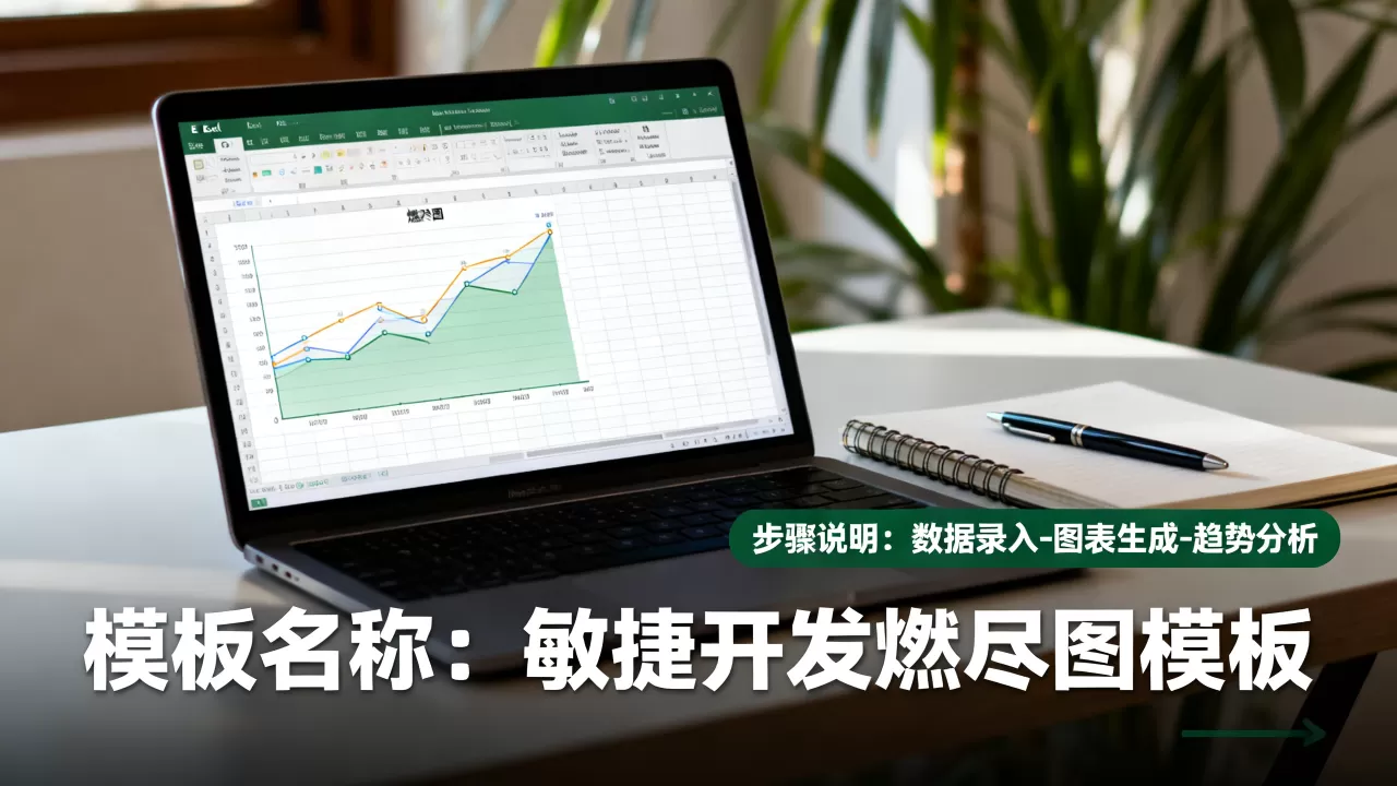 燃尽图Excel怎么做?敏捷开发燃尽图模板下载 燃尽图Excel怎么做?敏捷开发燃尽图模板下载
