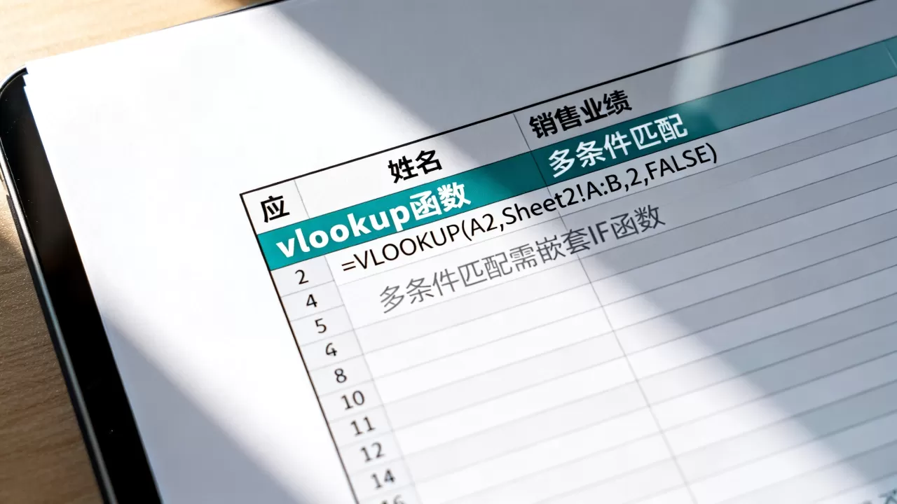 Excel两列交叉怎么弄?vlookup函数多条件匹配 Excel两列交叉怎么弄?vlookup函数多条件匹配