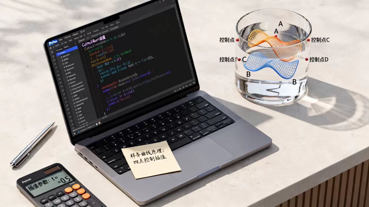 CatmullRom插值Python怎么用？CatmullRom样条曲线原理