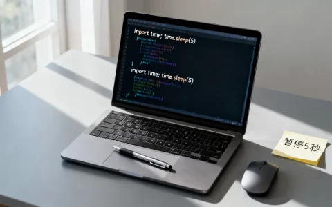 Python如何暂停程序运行？python睡眠函数time.sleep用法