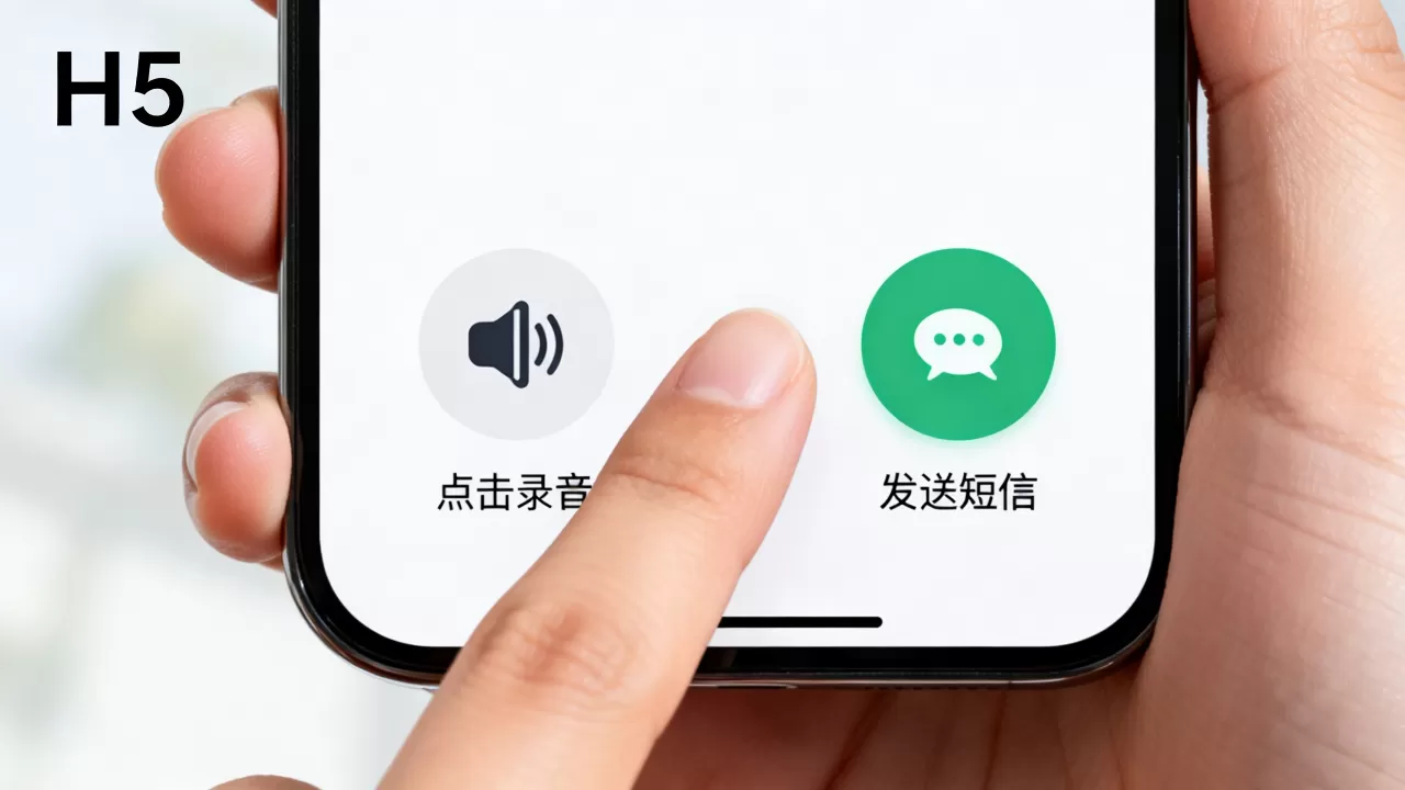 H5如何调用录音及短信?移动端H5实现录音发短信教程 H5如何调用录音及短信?移动端H5实现录音发短信教程