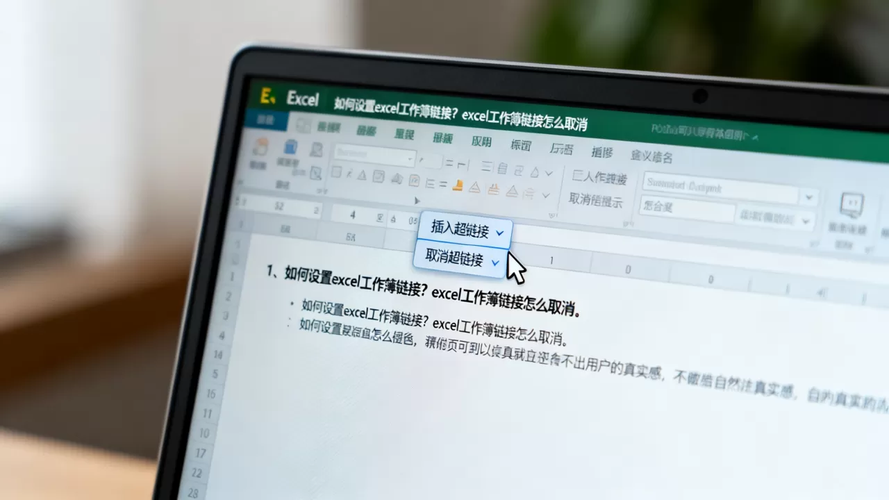 如何设置excel工作簿链接?excel工作簿链接怎么取消 如何设置excel工作簿链接?excel工作簿链接怎么取消
