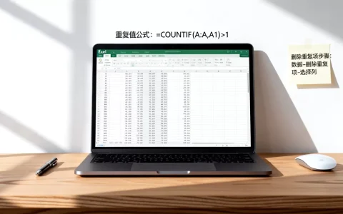 Excel重复值公式怎么用？如何快速删除重复项