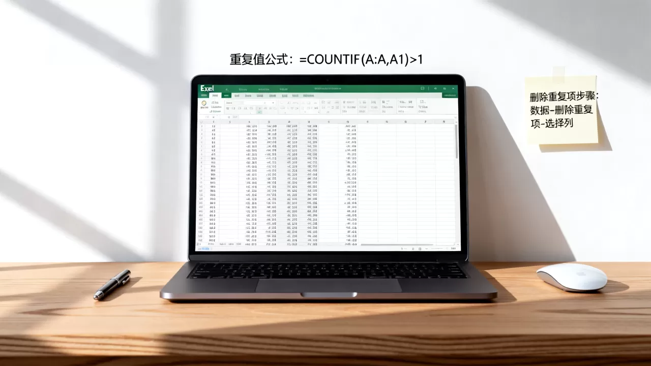 Excel重复值公式怎么用？如何快速删除重复项