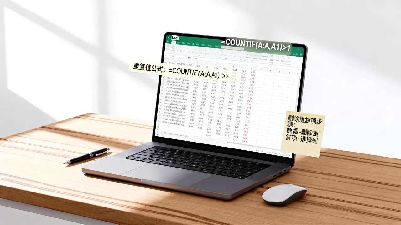 Excel重复值公式怎么用？如何快速删除重复项