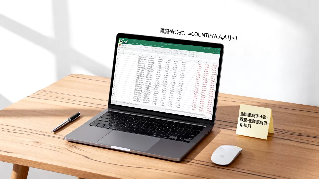 Excel重复值公式怎么用？如何快速删除重复项
