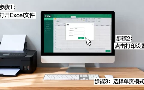 Excel打印单页怎么设置？Excel打印设置单页