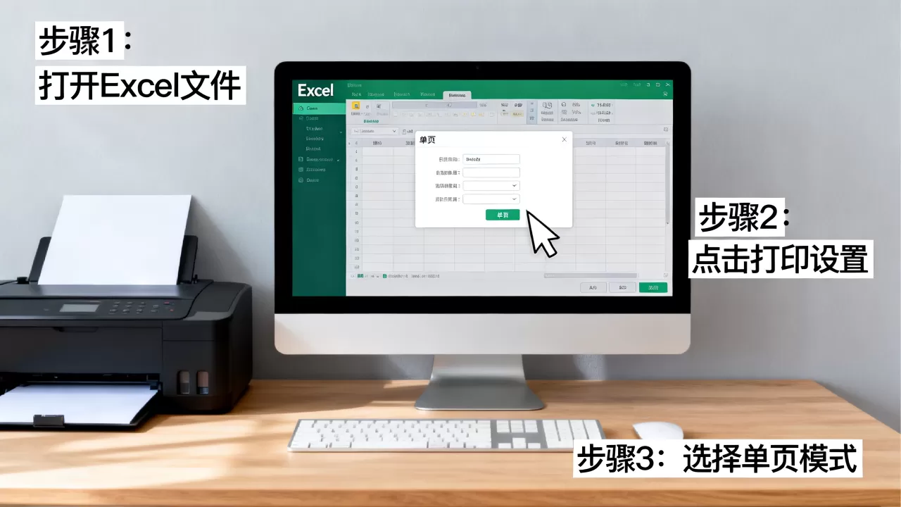 Excel打印单页怎么设置？Excel打印设置单页