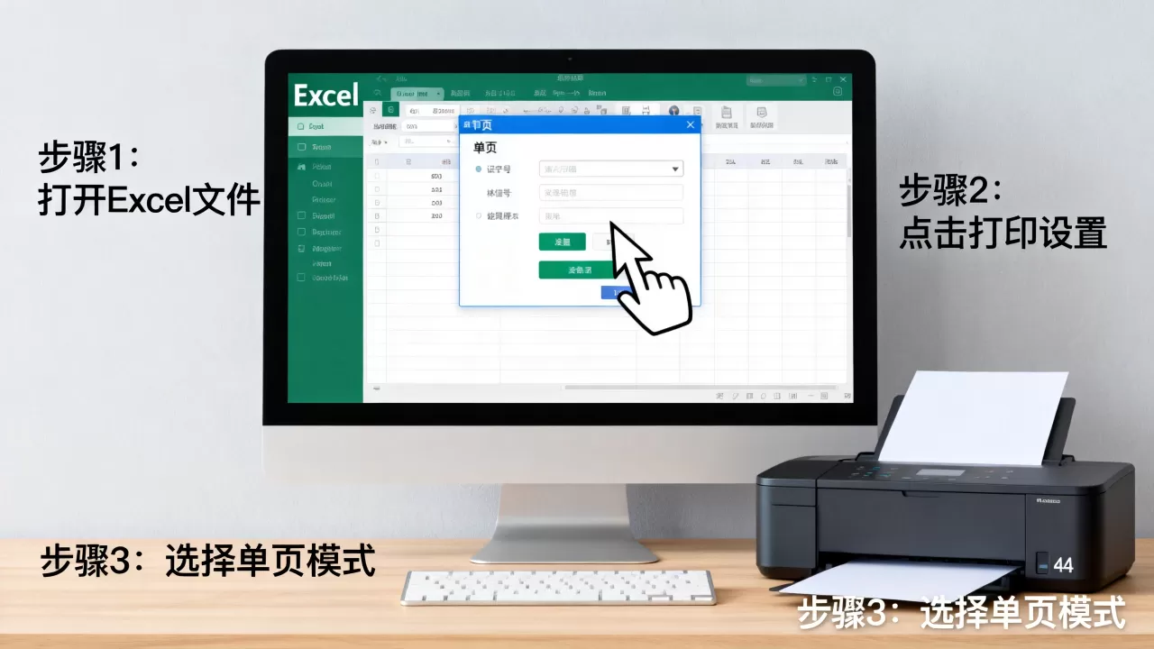 Excel打印单页怎么设置？Excel打印设置单页