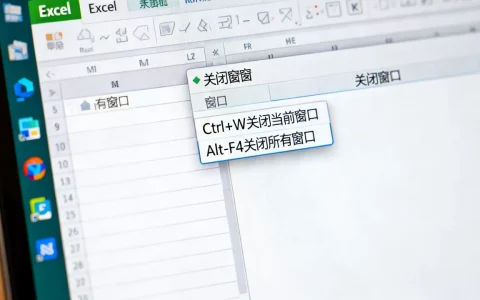 Excel怎么彻底退出？Excel关闭所有窗口快捷键