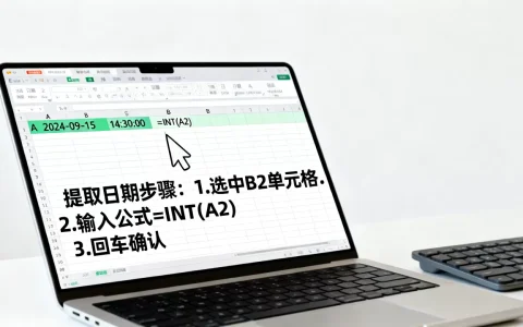 Excel时间如何提取日期？excel怎么从日期时间中提取日期