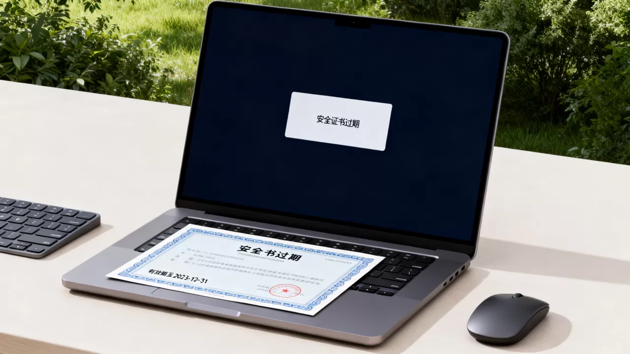 该安全证书由您负责吗？网站安全证书过期怎么办