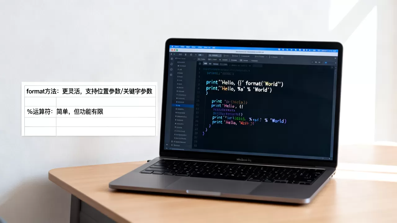 Python中format和%有什么区别?Python字符串格式化方法对比 Python中format和%有什么区别?Python字符串格式化方法对比