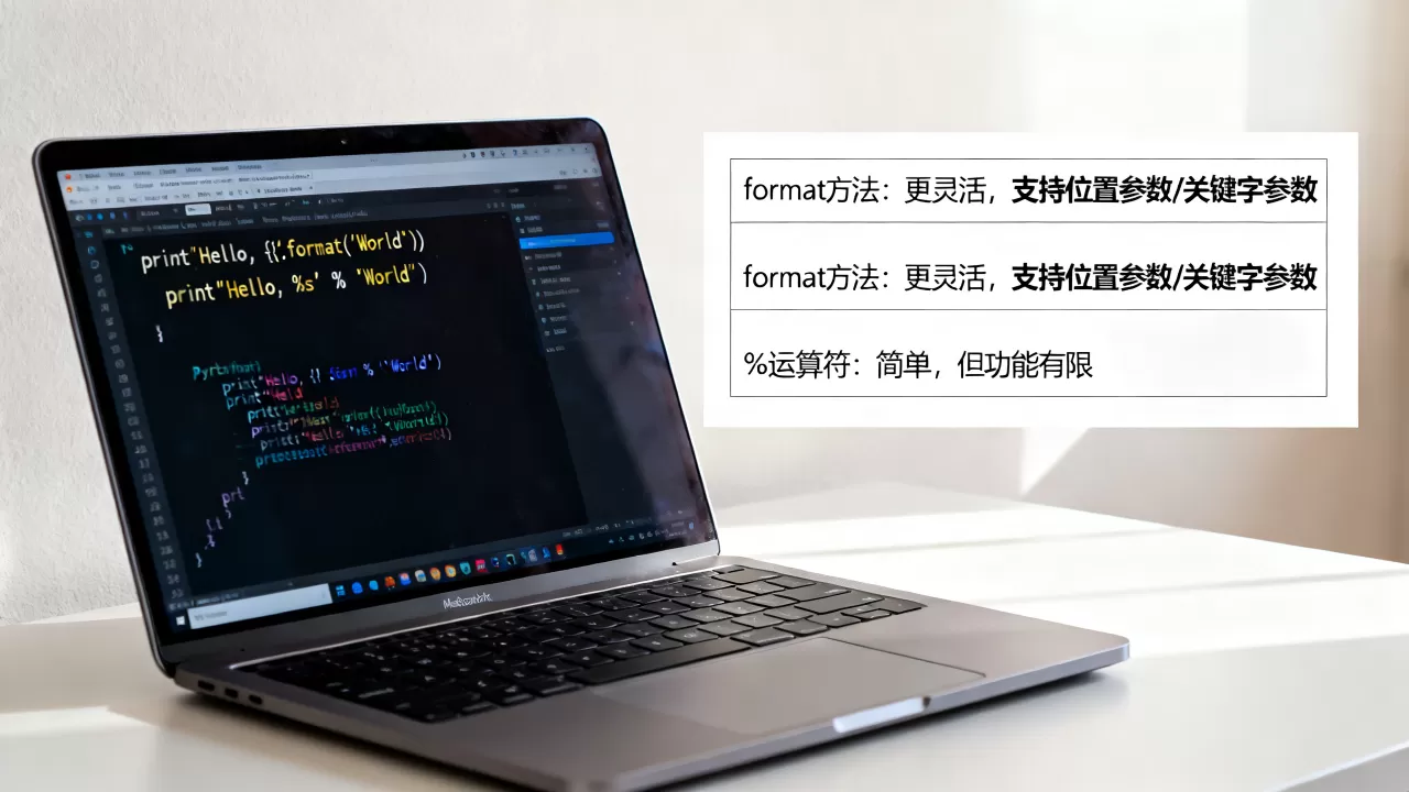 Python中format和%有什么区别?Python字符串格式化方法对比 Python中format和%有什么区别?Python字符串格式化方法对比