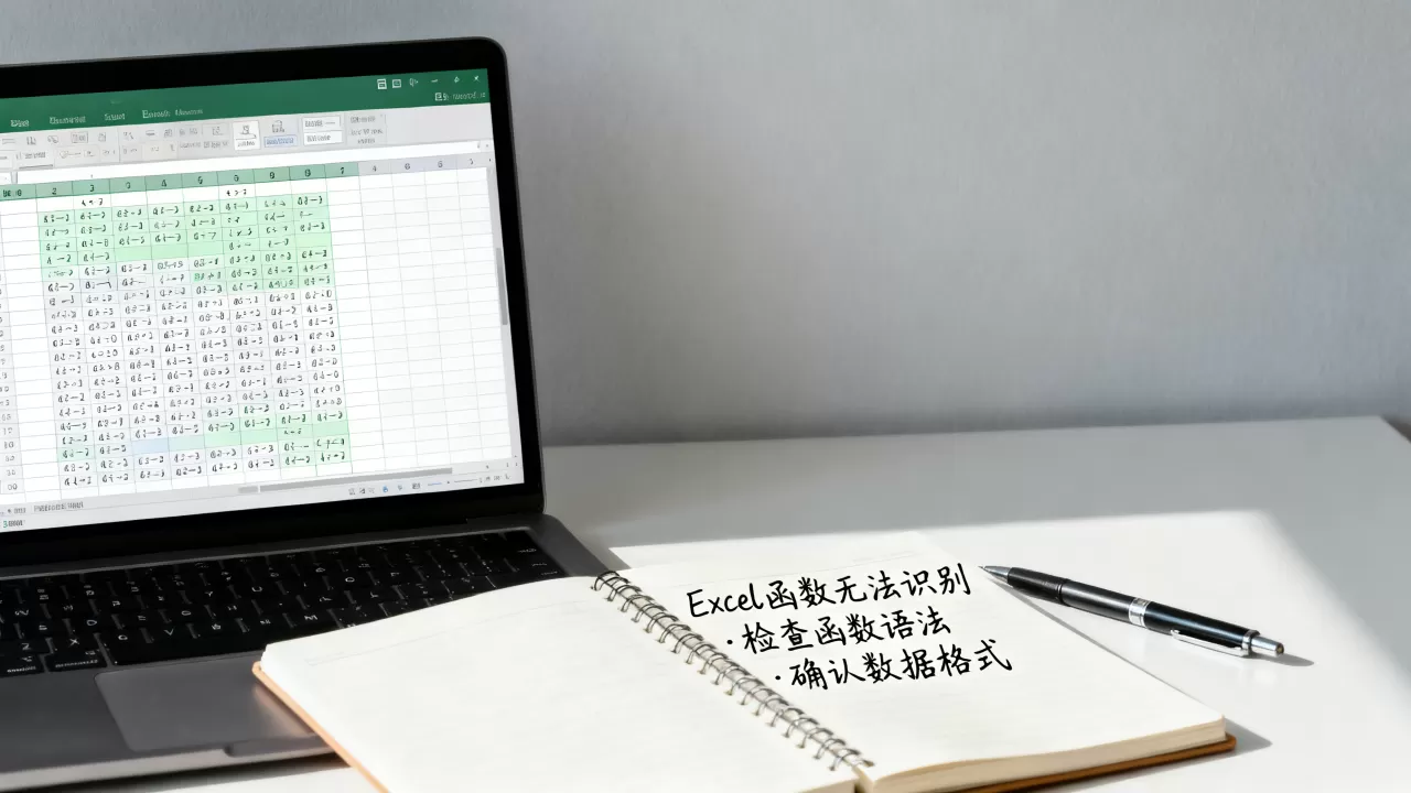Excel函数为什么不能用？Excel函数无法识别怎么办