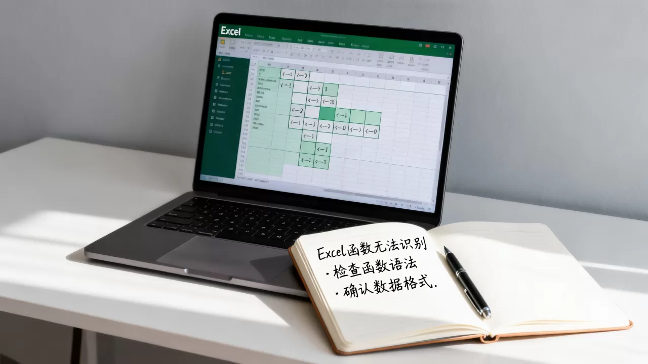 Excel函数为什么不能用？Excel函数无法识别怎么办