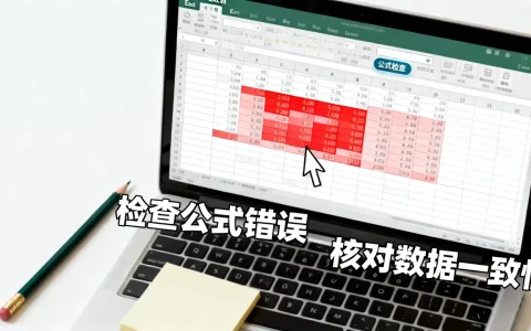 Excel检查错误怎么操作？excel表格数据出错怎么办