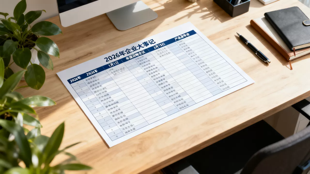 大事记excel怎么做？2026年企业大事记表格模板