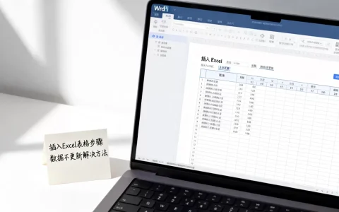 Word里怎么插入Excel表格？word中插入Excel数据不更新