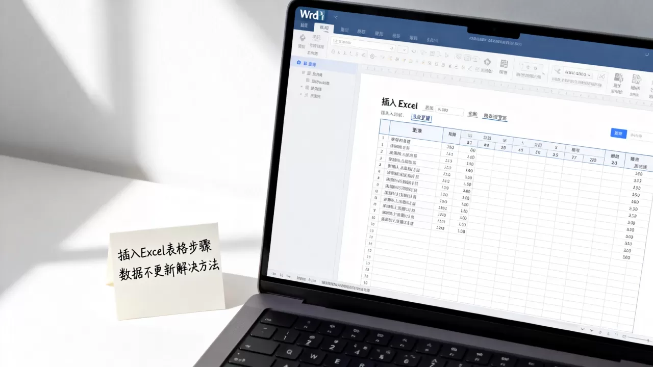 Word里怎么插入Excel表格?word中插入Excel数据不更新 Word里怎么插入Excel表格?word中插入Excel数据不更新