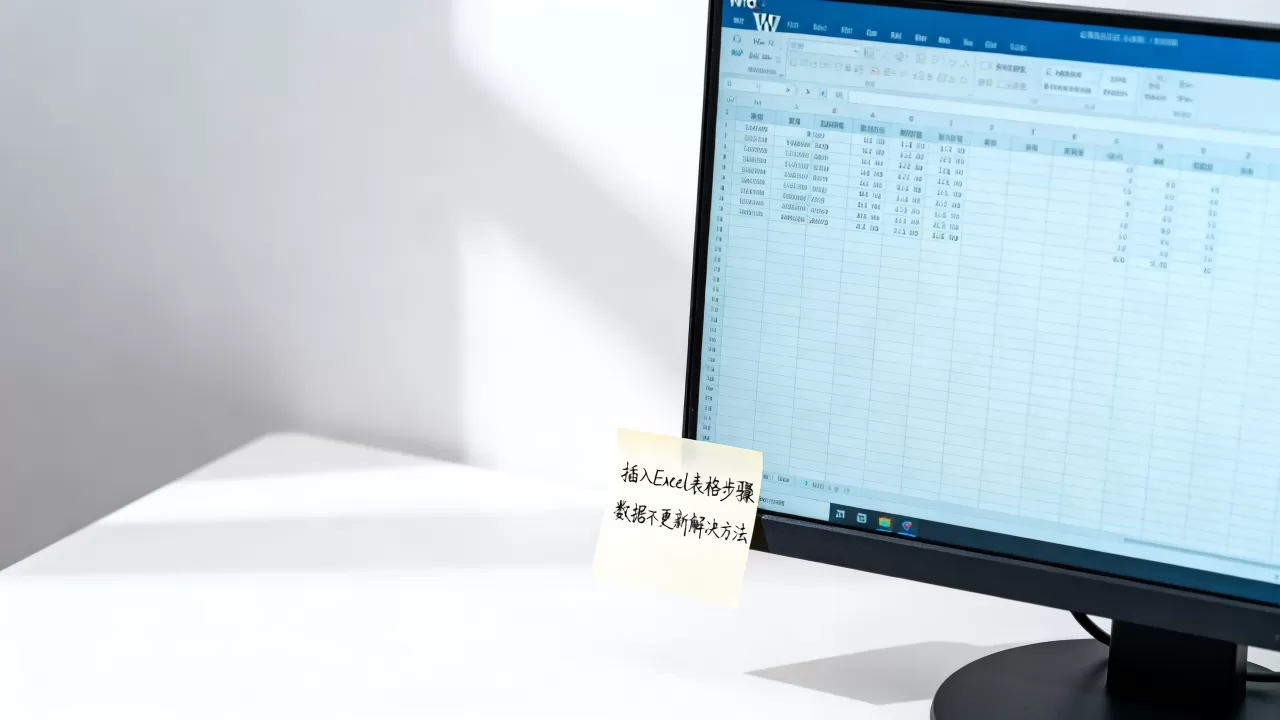 Word里怎么插入Excel表格?word中插入Excel数据不更新 Word里怎么插入Excel表格?word中插入Excel数据不更新