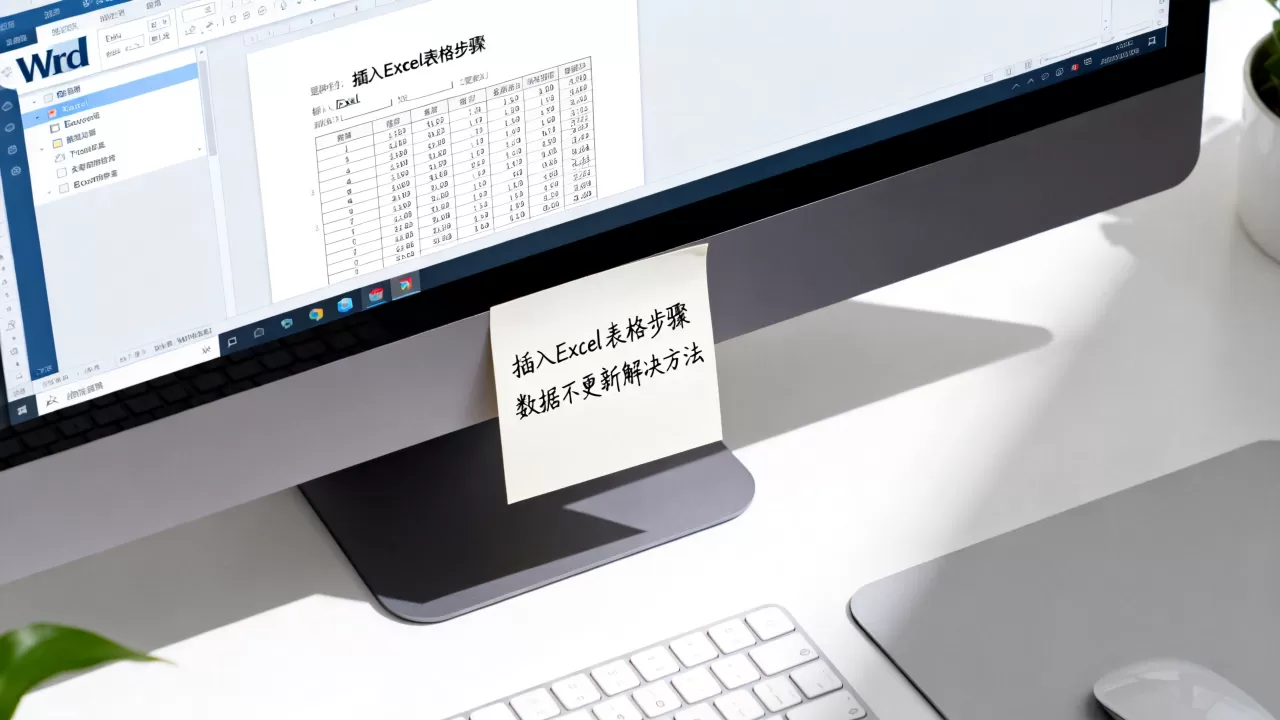 Word里怎么插入Excel表格?word中插入Excel数据不更新 Word里怎么插入Excel表格?word中插入Excel数据不更新