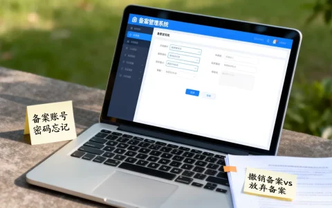 备案账号密码忘了怎么办？撤销备案与放弃备案的区别