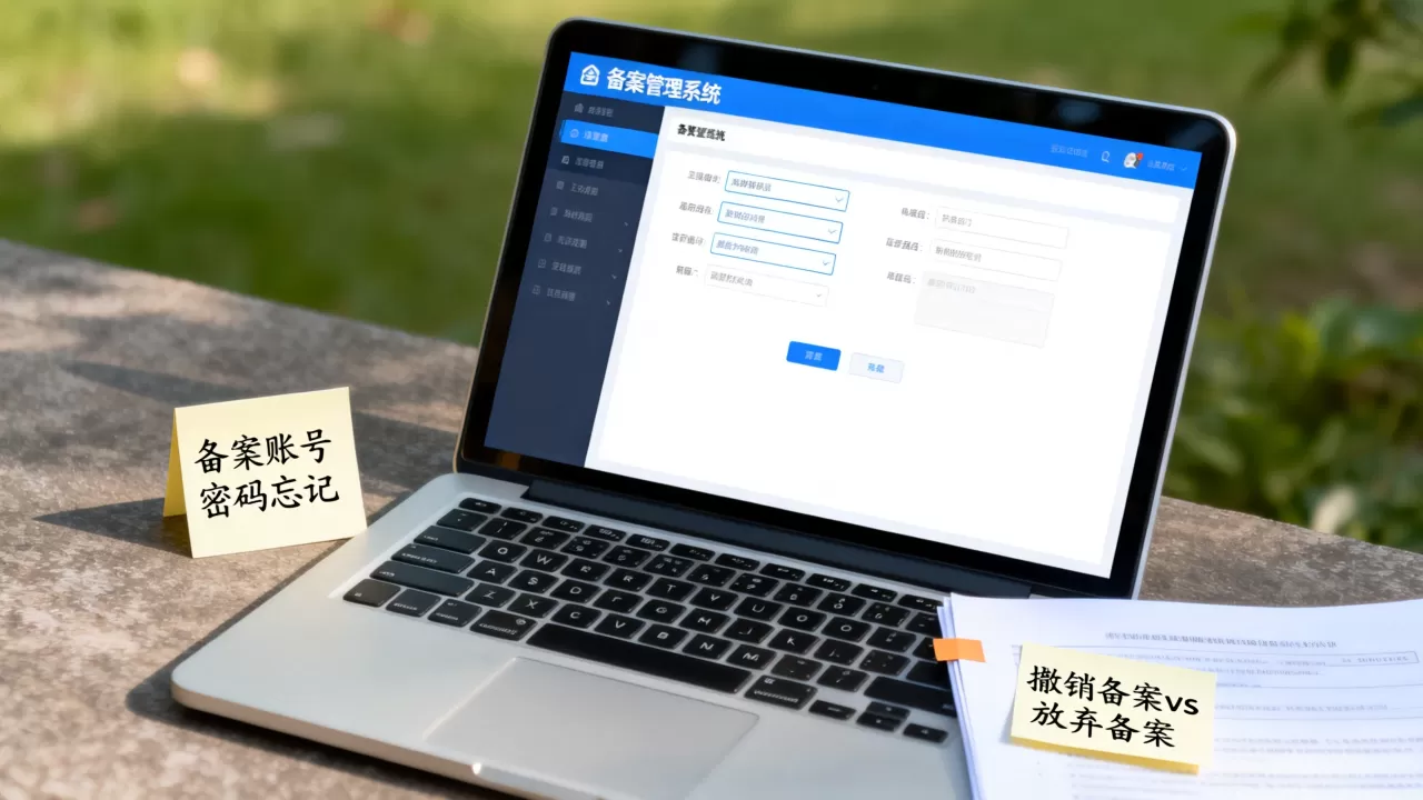 备案账号密码忘了怎么办?撤销备案与放弃备案的区别 备案账号密码忘了怎么办?撤销备案与放弃备案的区别