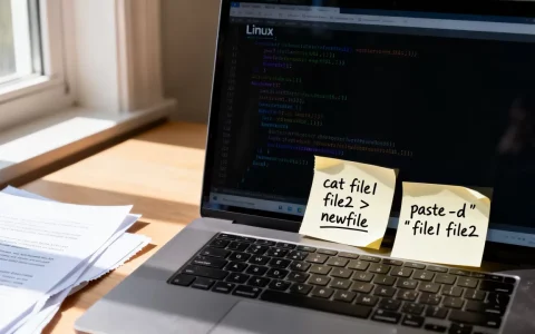 Linux如何合并多行文本？linux多行合并为一行