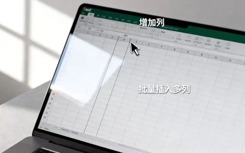 Excel怎么增加列？如何批量插入多列