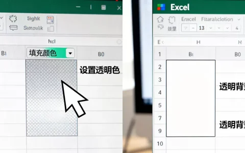 excel怎么设置透明色？excel表格中如何设置透明背景