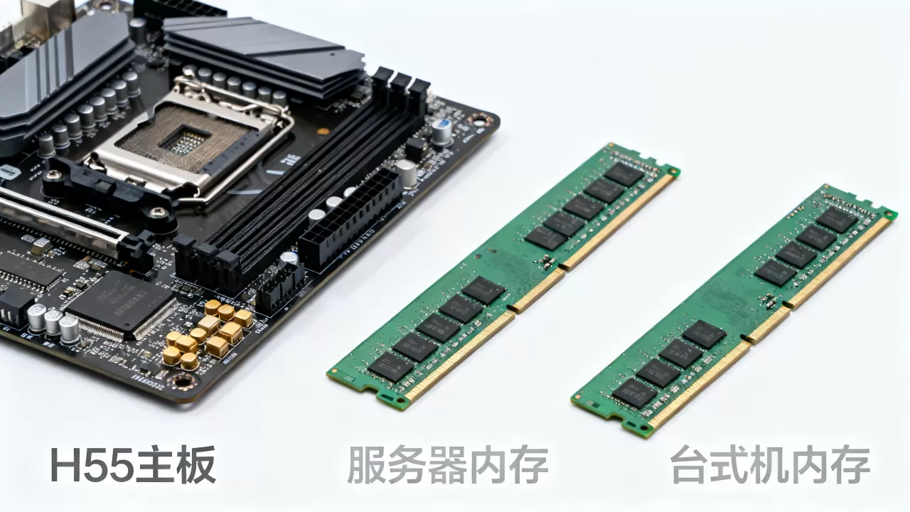 H55主板能用服务器内存吗？服务器内存和台式机区别