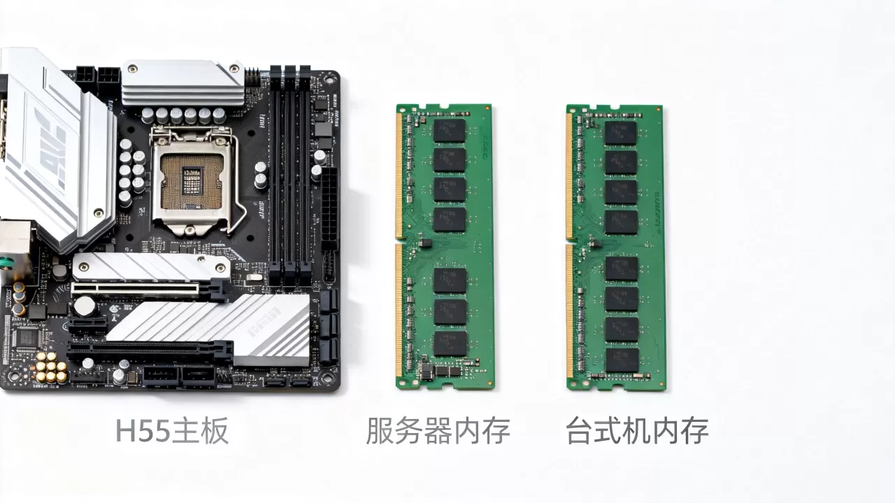 H55主板能用服务器内存吗？服务器内存和台式机区别